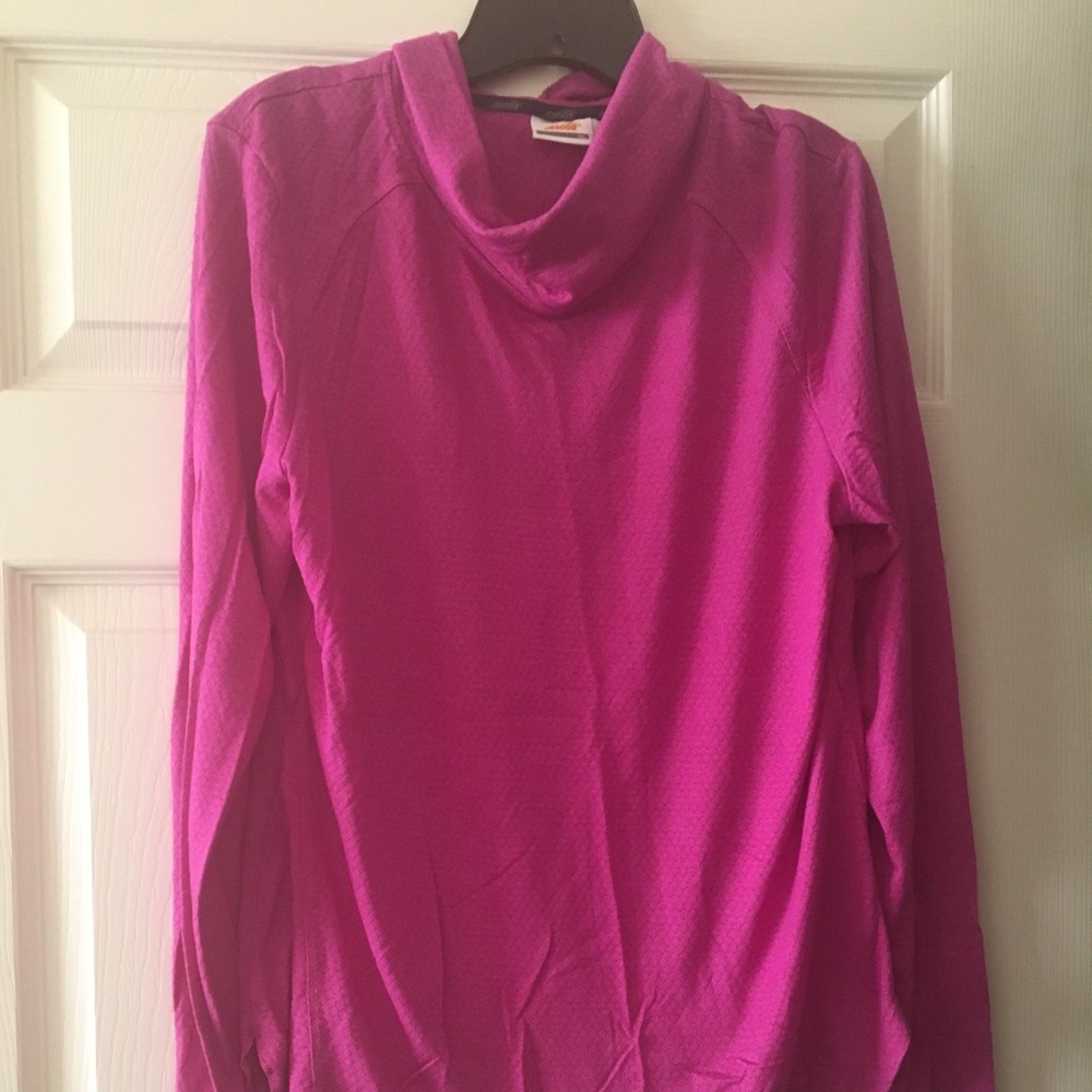Avia cowl neck mid weight long sleeve top.